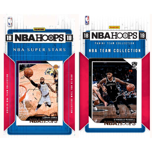 NBA Brooklyn Nets Licensed 2018-19 Hoops Team Set Plus 2018-19 Hoops A