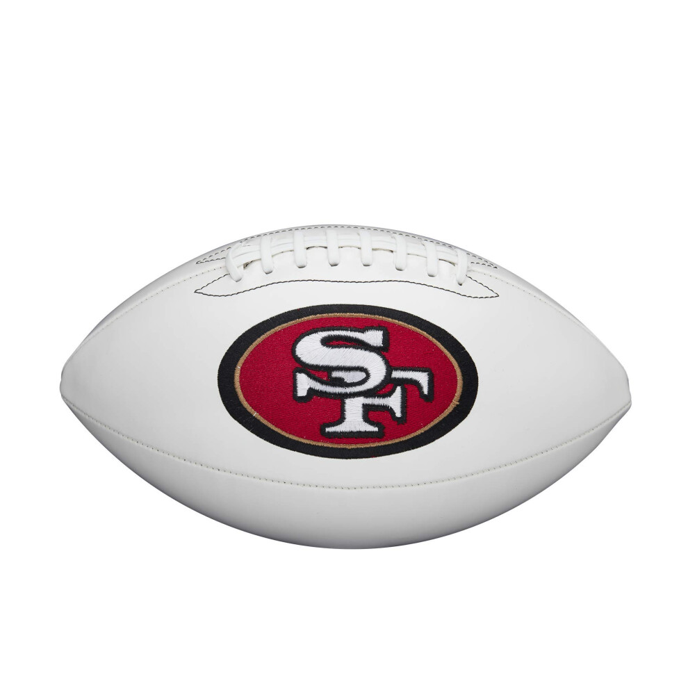 WILSON NFL Live Signature Autograph Football - Official Size  San Fran