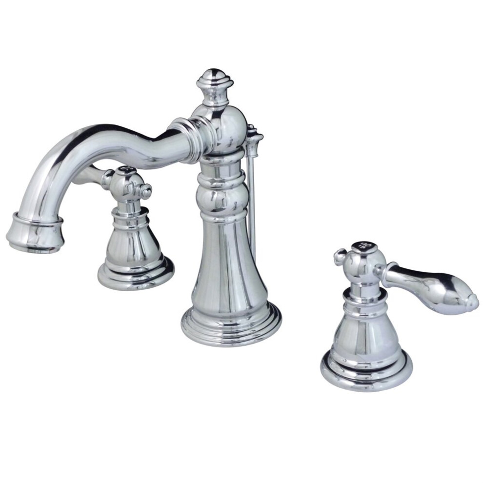 Kingston Brass Fsc1971acl American Classic Widespread Lavatory Faucet, 5-5/16" Spout Reach, Polished Chrome 663370343506