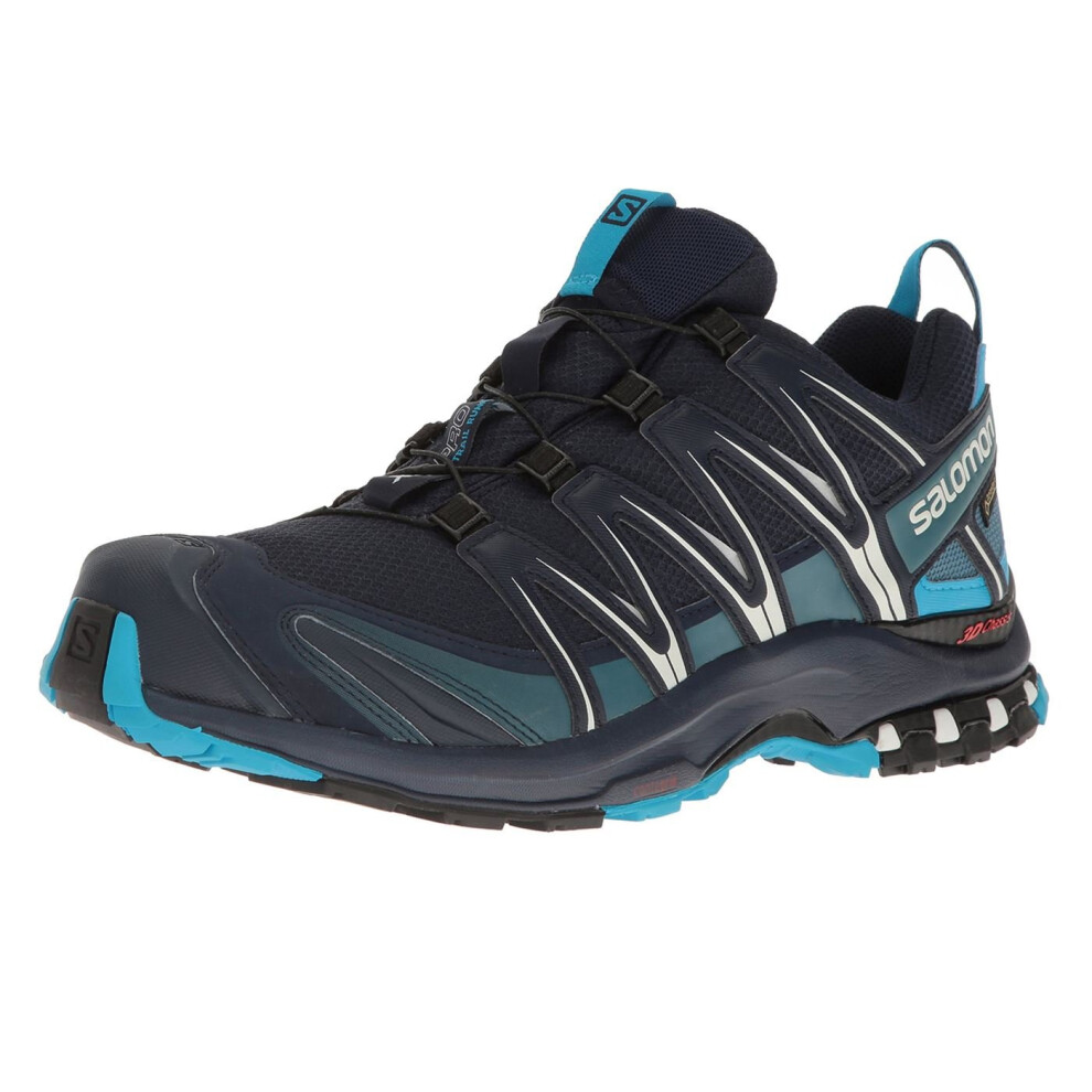 Salomon Mens XA PRO 3D gore-TEX Trail Running Shoes  Navy BlazerHawaii