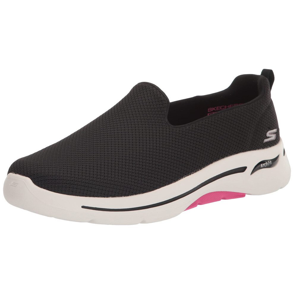 Skechers Women's Performance GO Walk Arch FIT-Grateful Sneaker  Black/