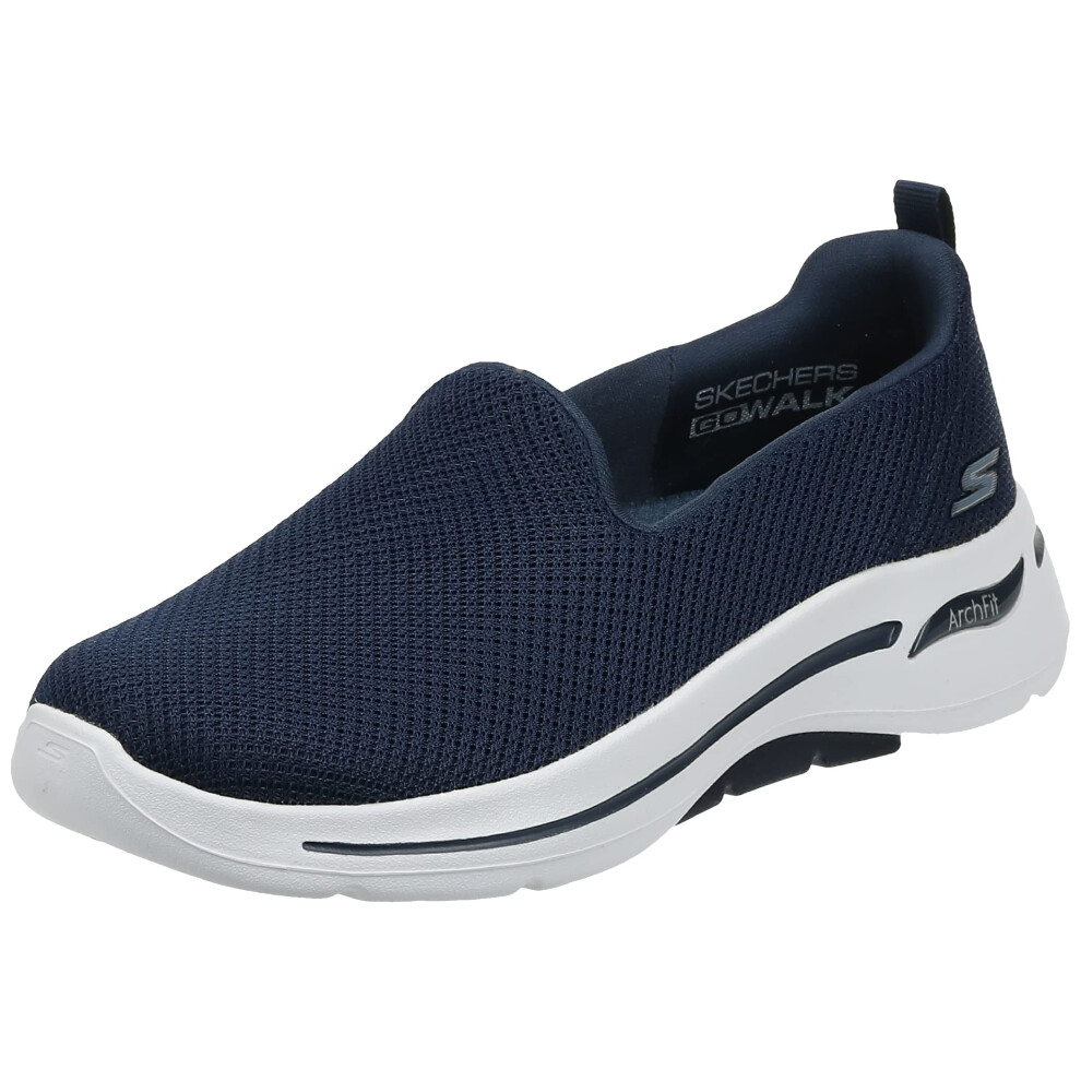 Skechers Women's Performance GO Walk Arch FIT-Grateful Sneaker  Navy/W