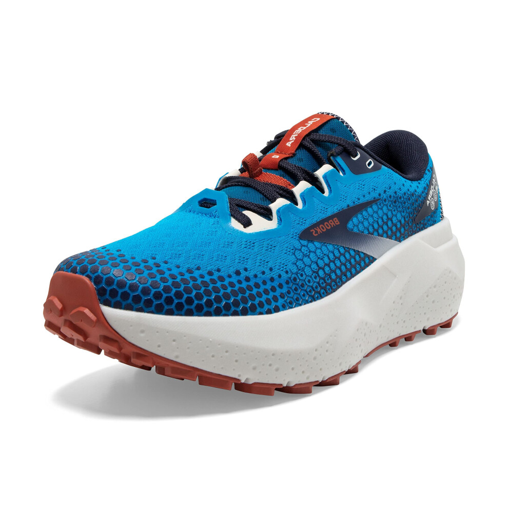 Brooks MenAs caldera 6 Trail Running Shoe - PeacoatAtomic BlueRooibos