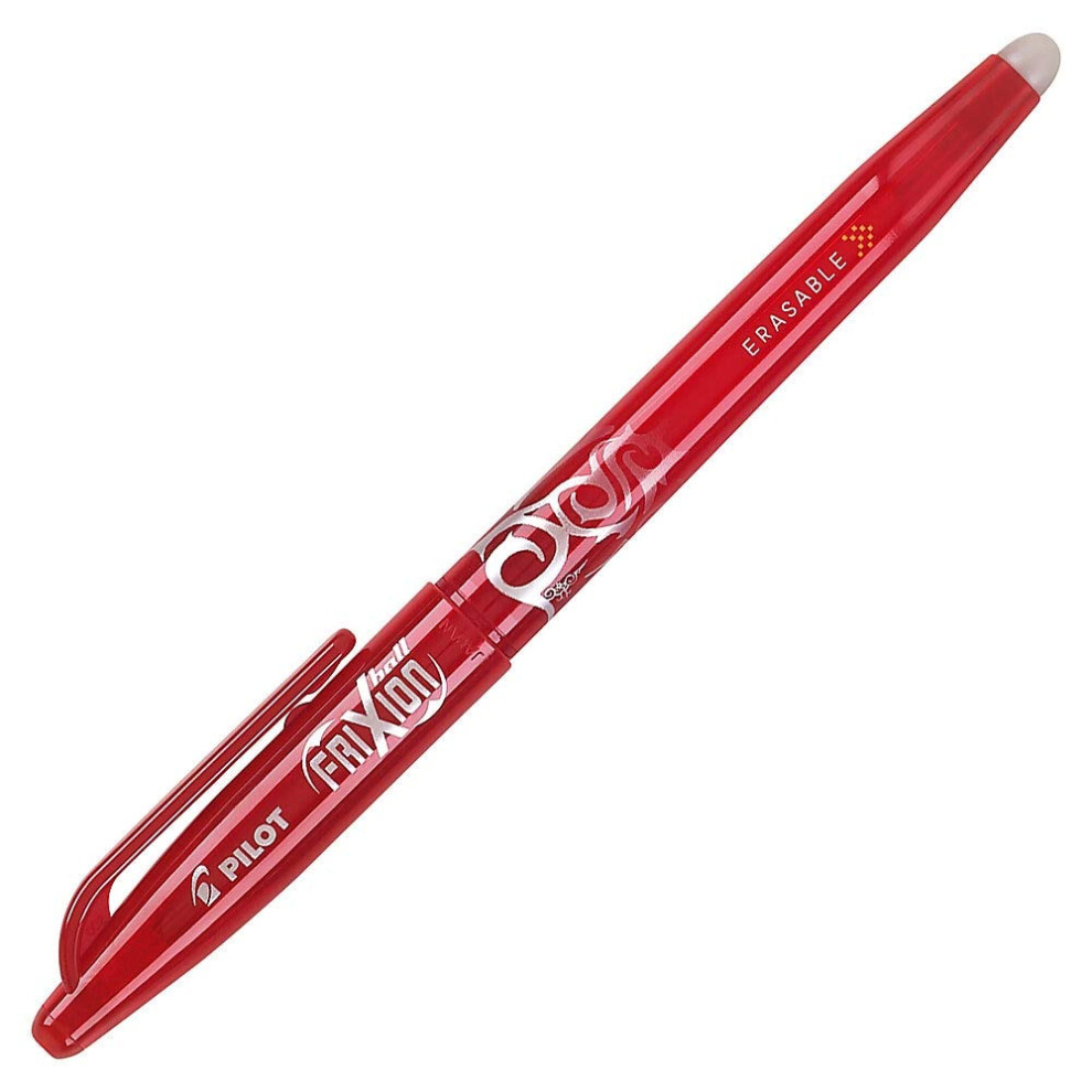 Pilot FriXion Erasable Rollerball Gel Pen  Fine Point  0.7 mm  Red Bar