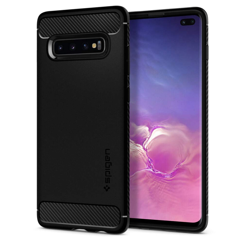 Spigen Rugged Armor Designed for Samsung galaxy S10 Plus case (2019) -