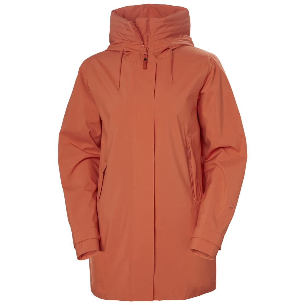 Helly-Hansen Women 's Standard Victoria Mid Length Raincoat  179 Terra