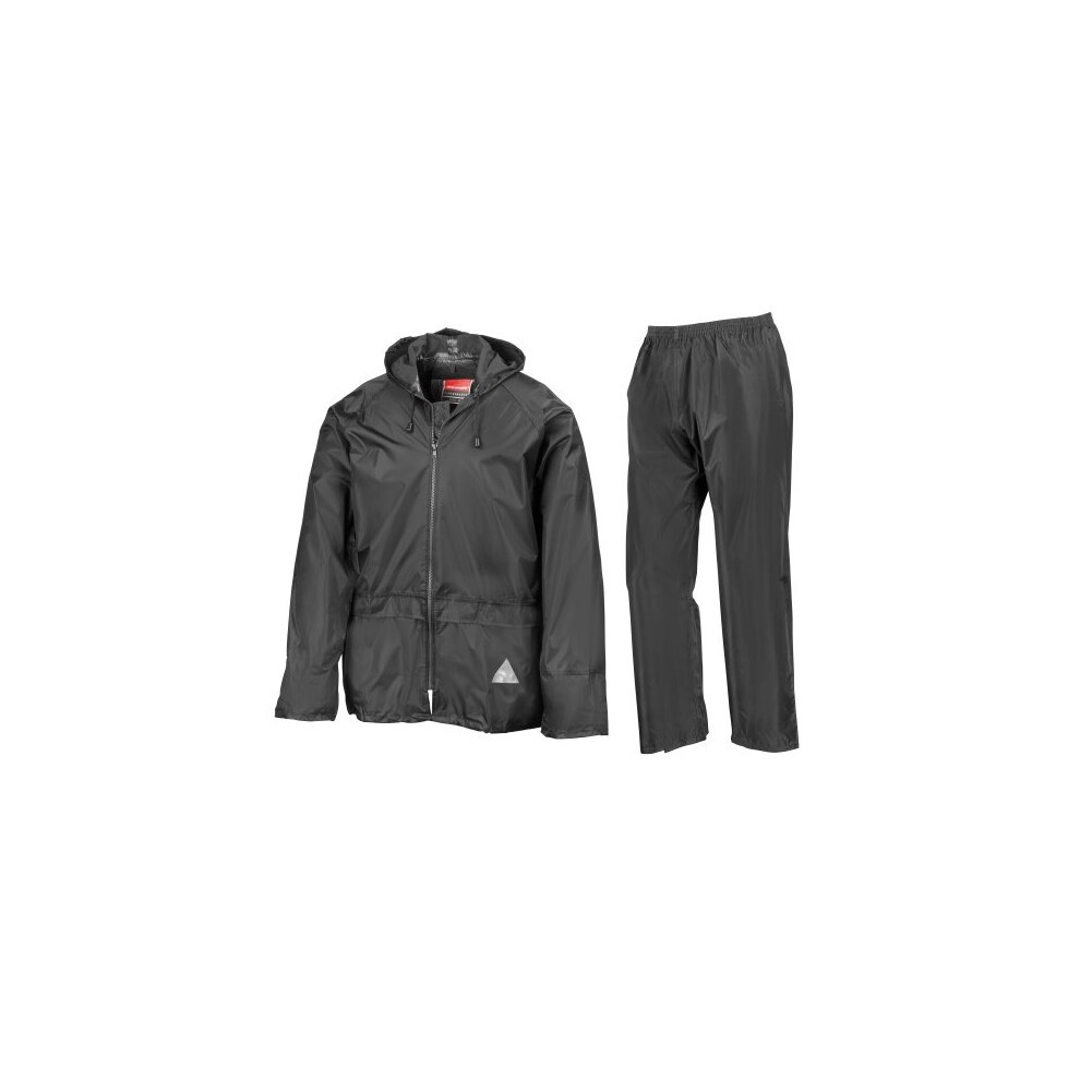 Result Mens Heavyweight Waterproof Rain Suit (Jacket & Trouser Suit) (