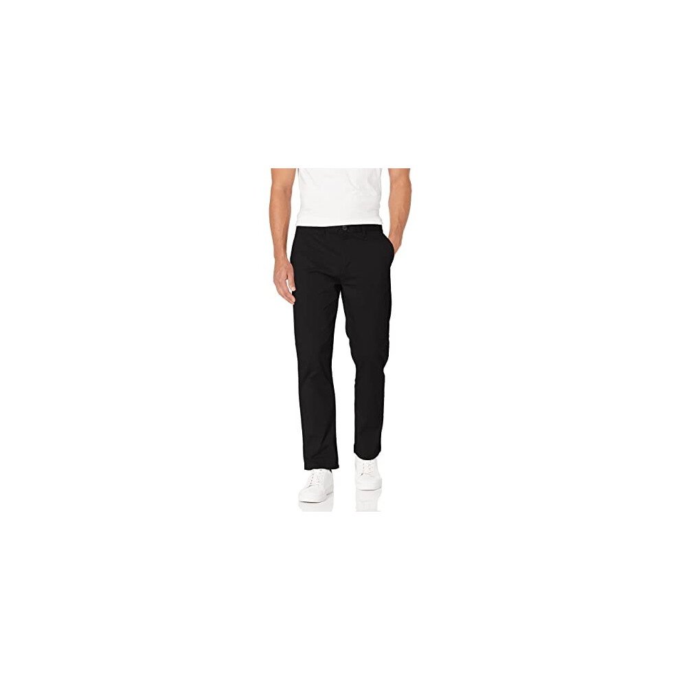 Tommy Hilfiger Men's Stretch Chino Pants in Custom Fit  Deep Knit Blac