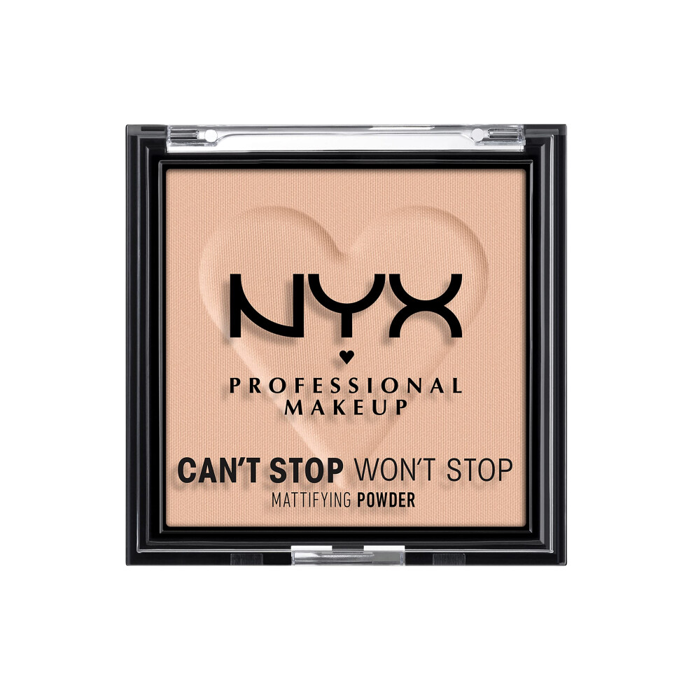 NYX PROFESSIONAL MAKEUP Can 't Stop Won 't Stop Mattifying Pressed Pow