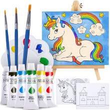 J MARK Kids Painting Set - All Inclusive sada akrylovch barev pro deti - Bezpecn malrsk potreby