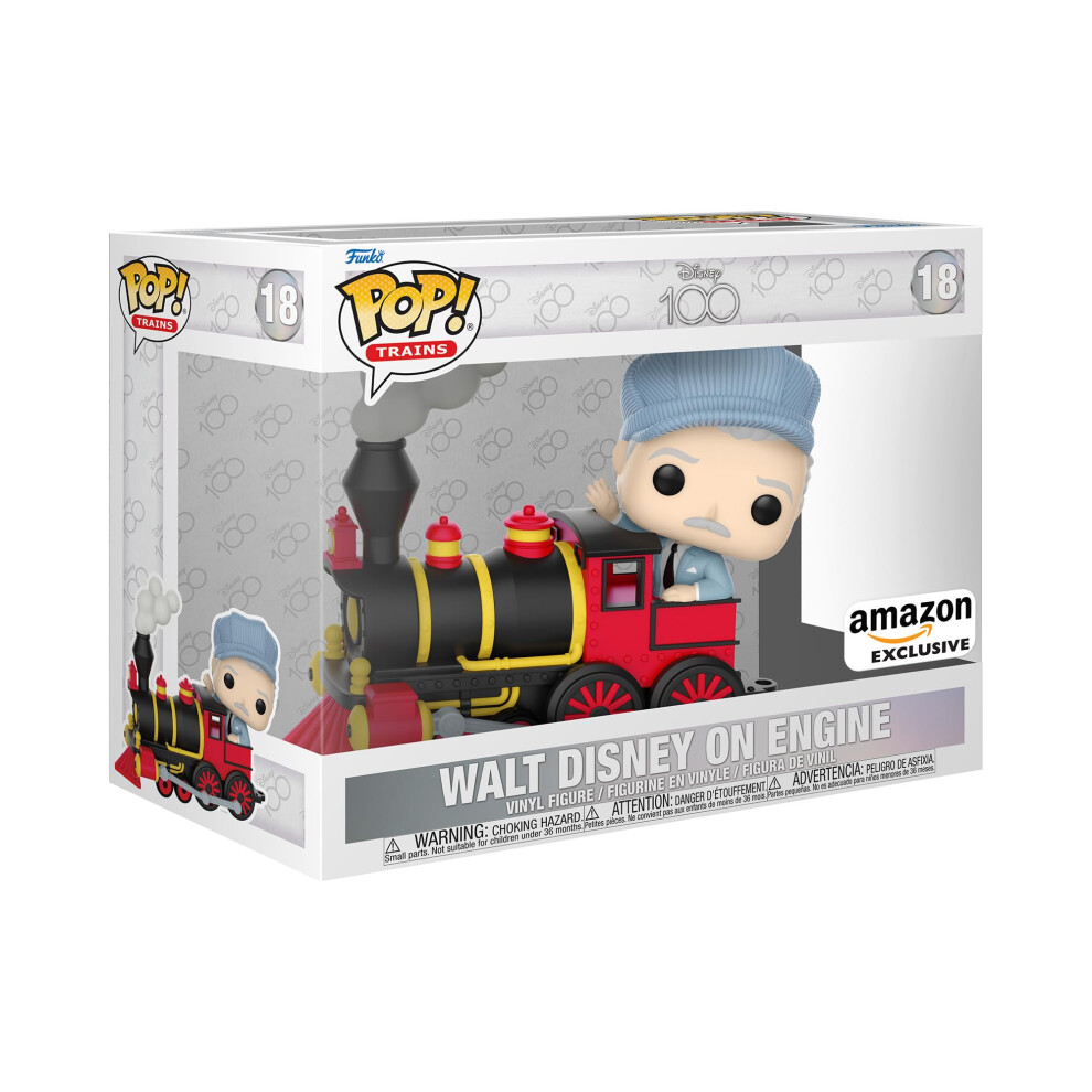 Funko Pop! Train: Disney 100 - Walt Disney on Engine  Walt Disney  Ama