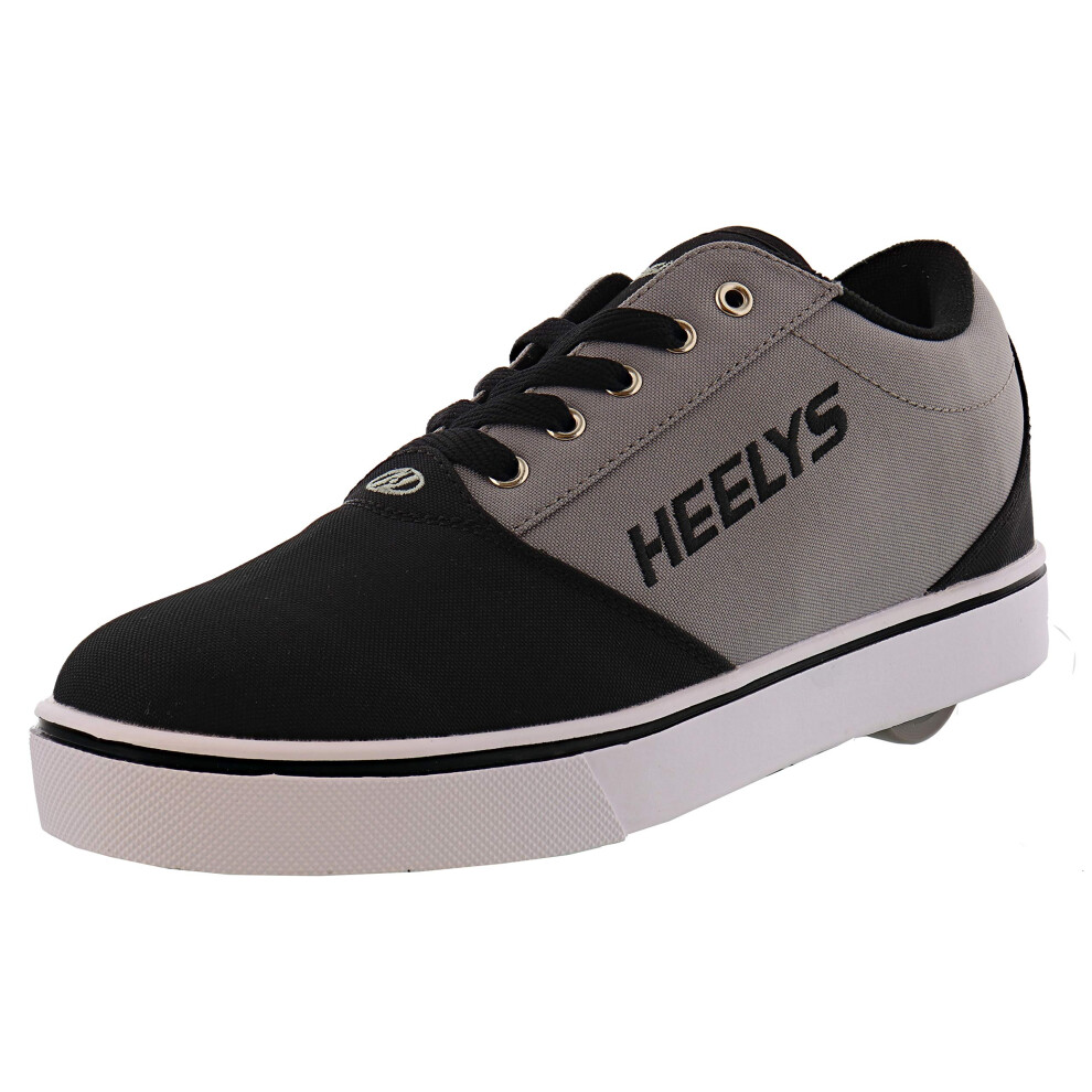 HEELYS Pro 20 (Little Kid/Big Kid/Adult) Black/Grey 5 Big Kid  5 Men's