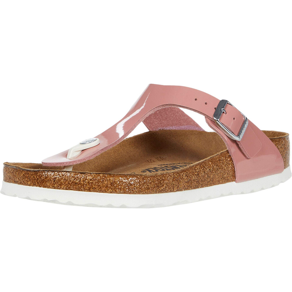 Birkenstock gizeh Birko-Flor Old Rose Patent Birko-Flor 40 (US Womens