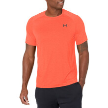 Under Armour Herrarnas Tech 2.0 T-shirt med kort ärm, (877) After Burn / Black, X-Small