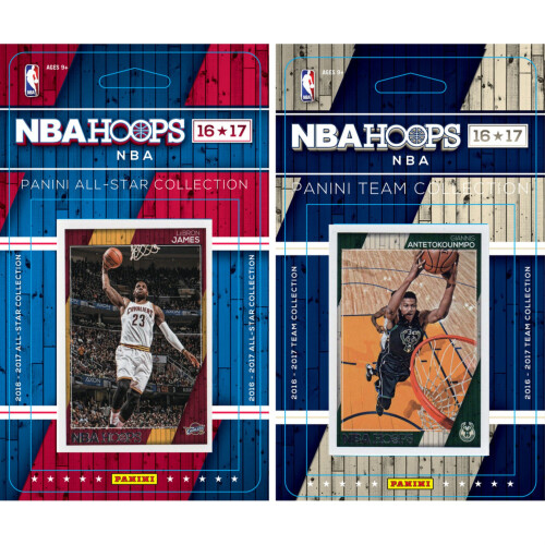 NBA Milwaukee Bucks Licensed 2016-17 Hoops Team Set Plus 2016-17 Hoops