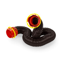 Camco RhinoFLEX RV 5ft Sewer Hose Extension Kit with Swivel Fitting -