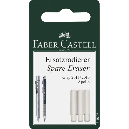Faber-Castell Faber-Castell 131597 - Replacement Eraser for Mechanical Pencil Grip 2