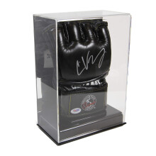 SAFTGARD SUPPLIES Luxe acryl enkele UFC/MMA handschoen display case met spiegel achterkant