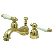 Kingston Brass KS3952PL Restoration Mini-Widespread Badezimmer Wasserhahn P