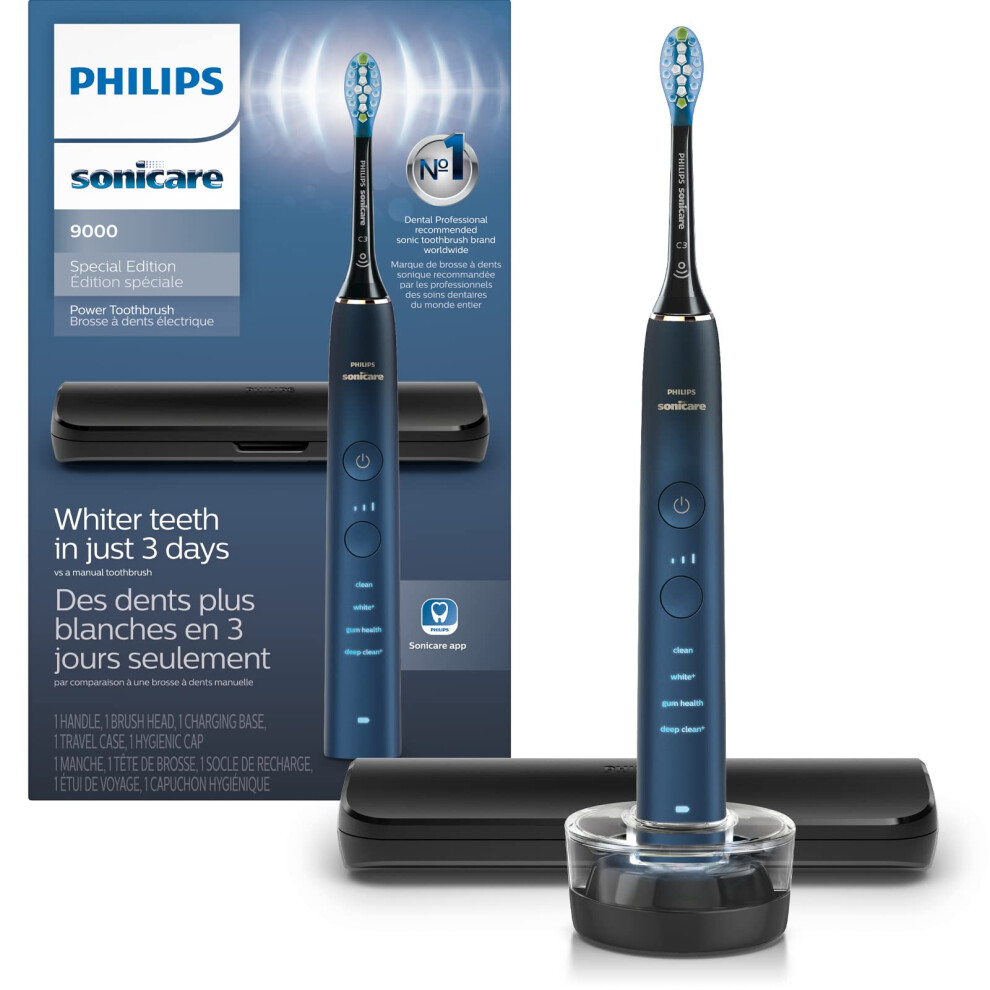 PHILIPS Sonicare 9000 Special Edition Rechargeable Toothbrush  Blue/Bl