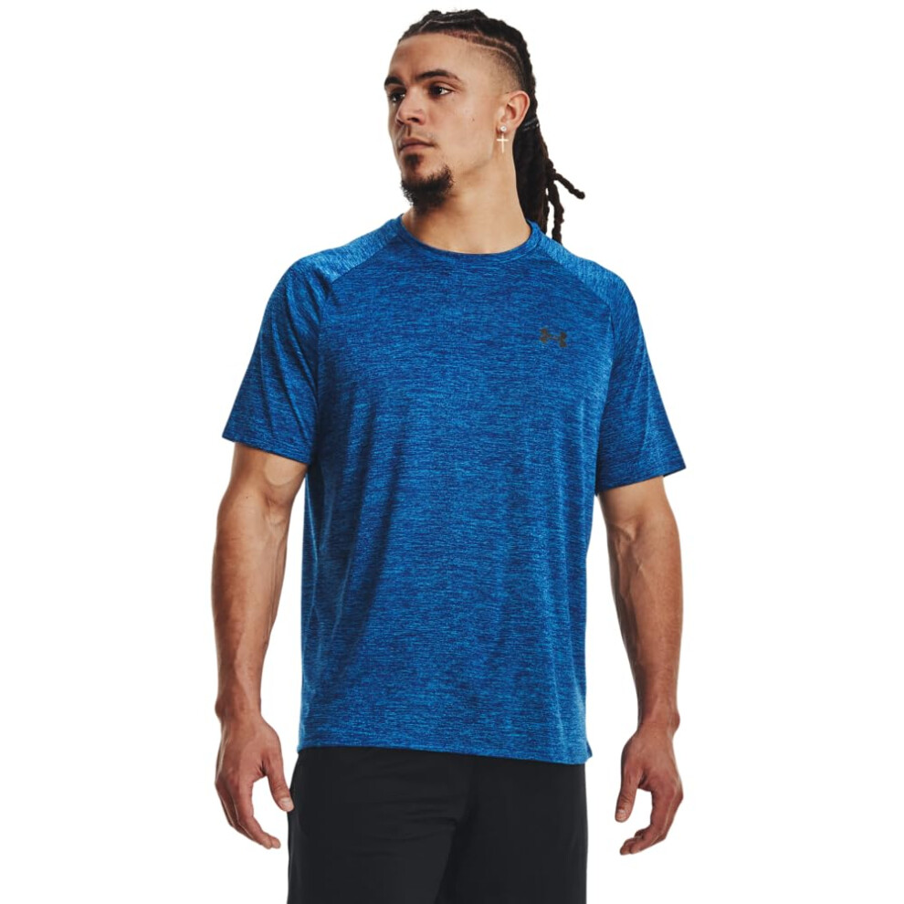 Under Armour mens Tech 20 Short-Sleeve T-Shirt   (471) Blue Mirage   B