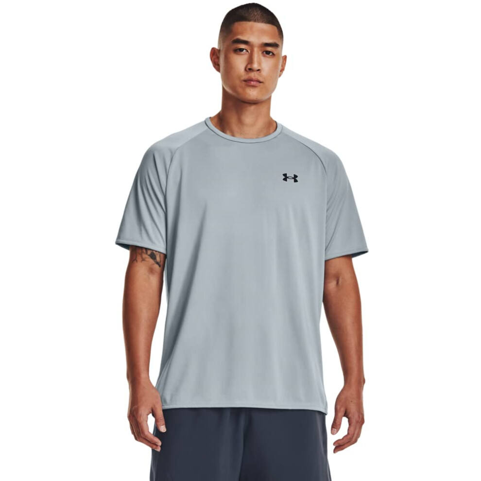 Under Armour mens Tech 20 Short-Sleeve T-Shirt   (465) Harbor Blue   B