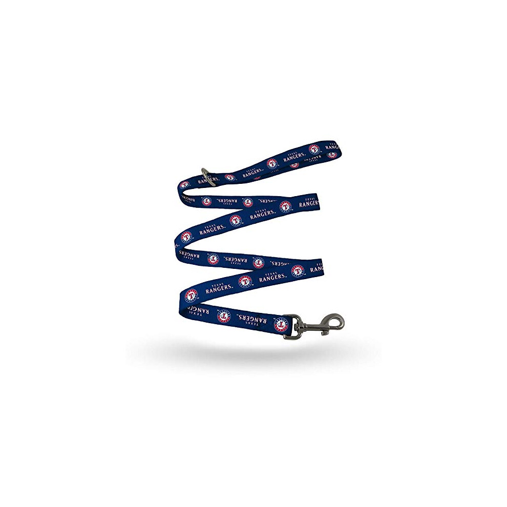 Photos - Dog Clothing Rico Industries MLB Texas Rangers Pet LeashPet Leash Size S/M Team Co