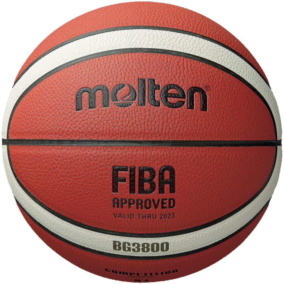 Molten Bg3800 Series  IndoorOutdoor Basketball  FIBA Approved  Size 6