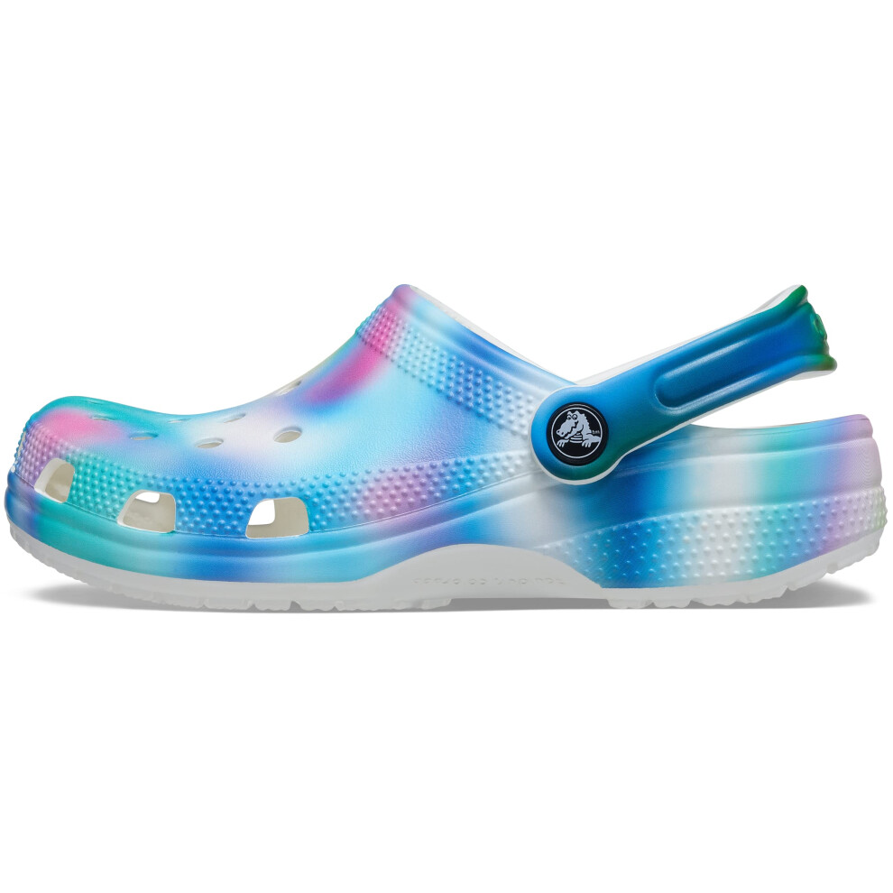 crocs Unisex-Adult classic Solar Rainbow clogs  Solar Rainbow Pastel