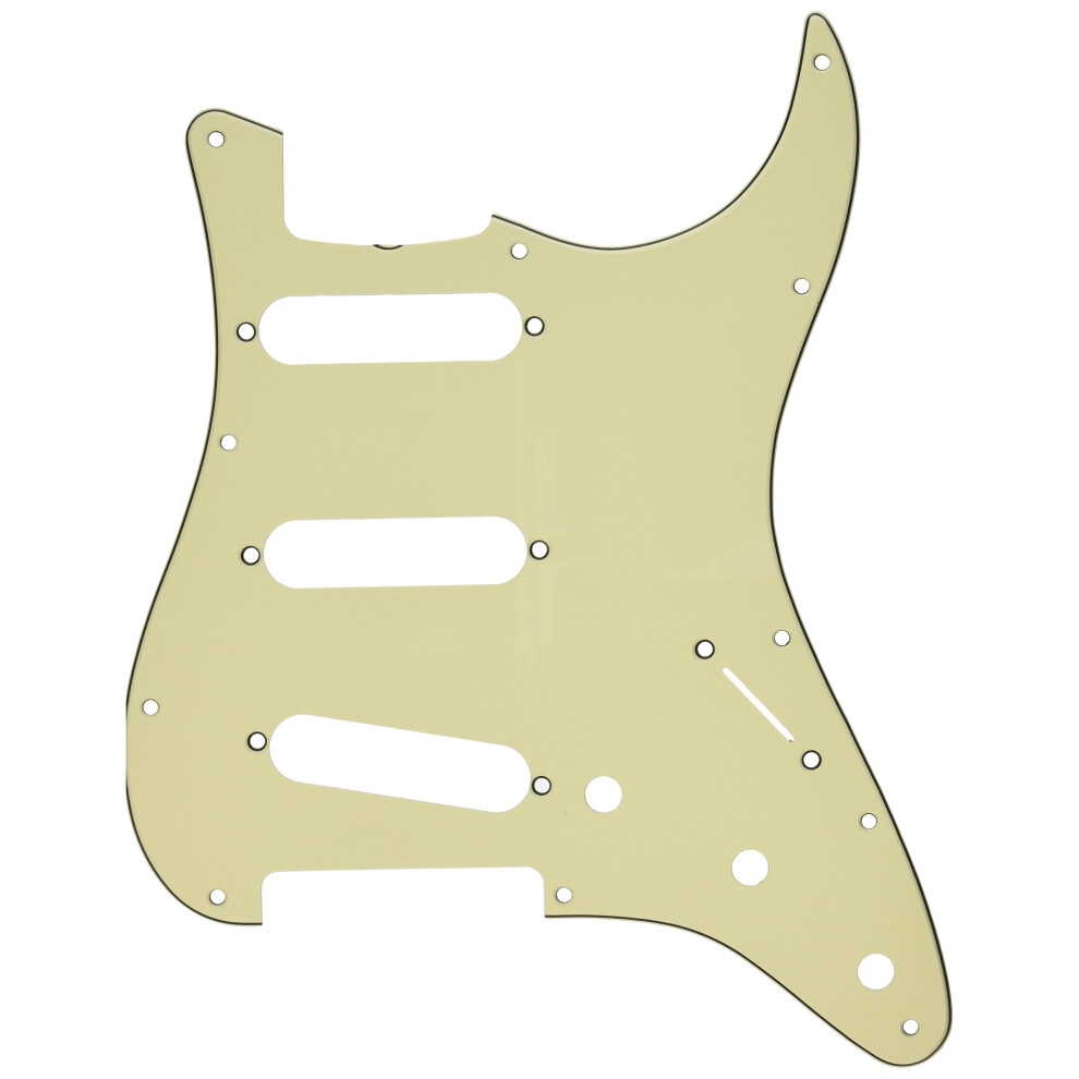 Fender 62 Stratocaster 11 Hole Mint Green Pickguard  3-Ply for 3 Singl