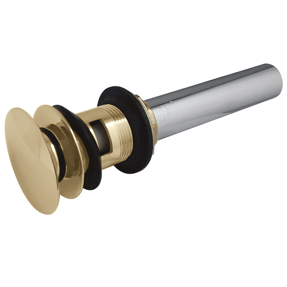Kingston Brass Ev6002 Push Pop-Up Drain With Overflow Hole 22 Gauge 663370105067