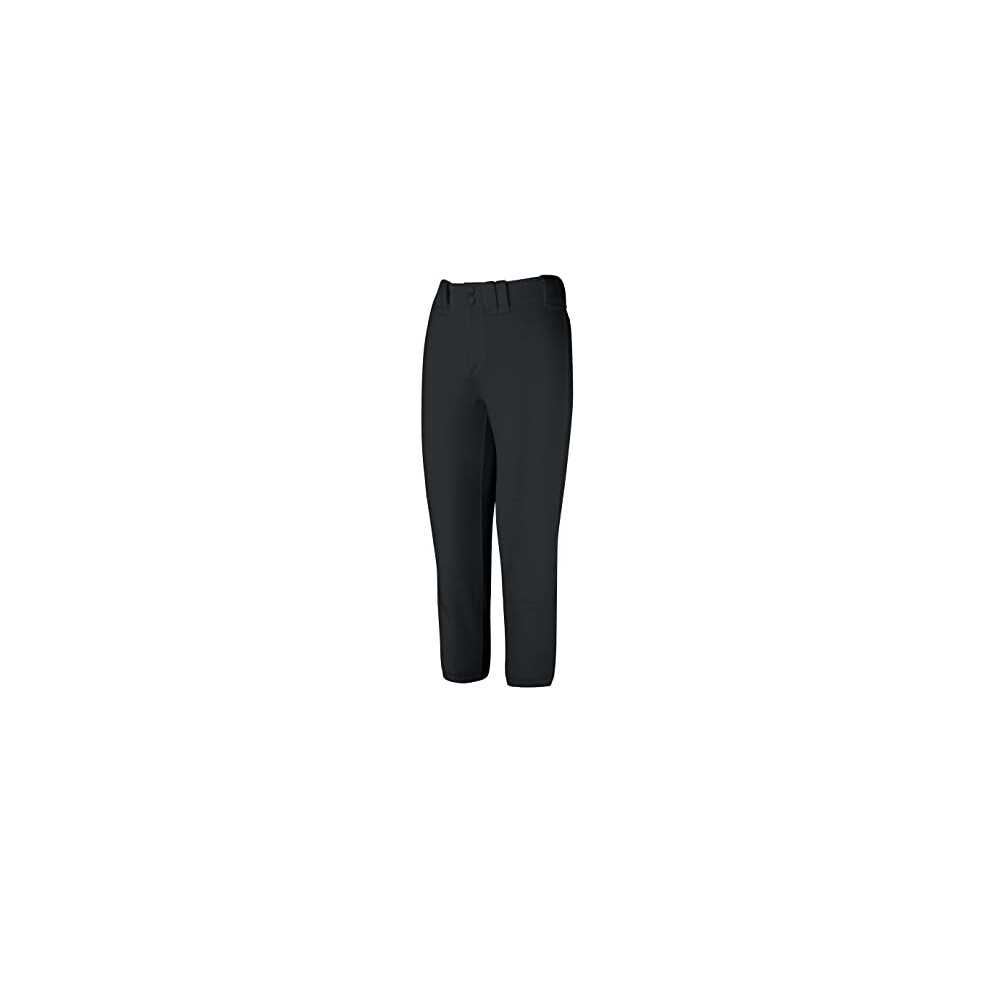 Mizuno womens Select Low Rise Mizuno Wo Mens Belted Pant XS Black  Bla