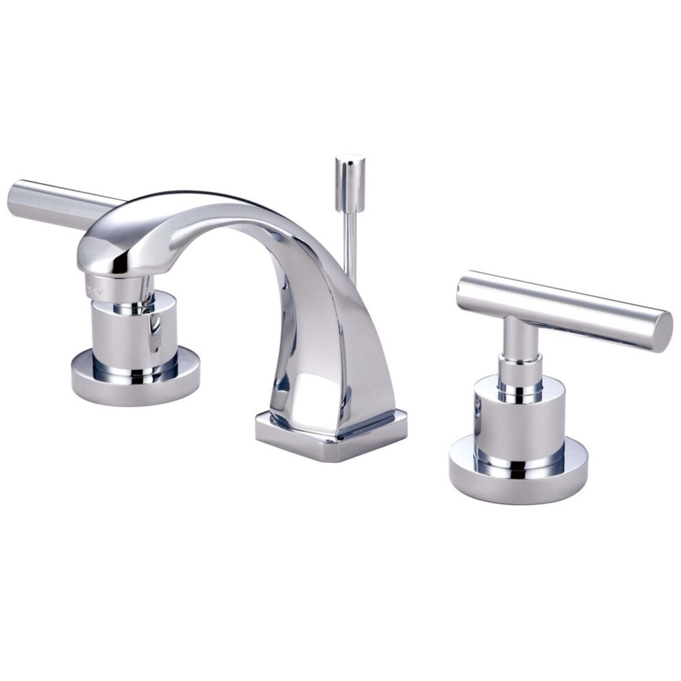 Kingston Brass KS4941CML Manhattan 8 Pollici. Rubinetto Per Bagno Diffuso P-image
