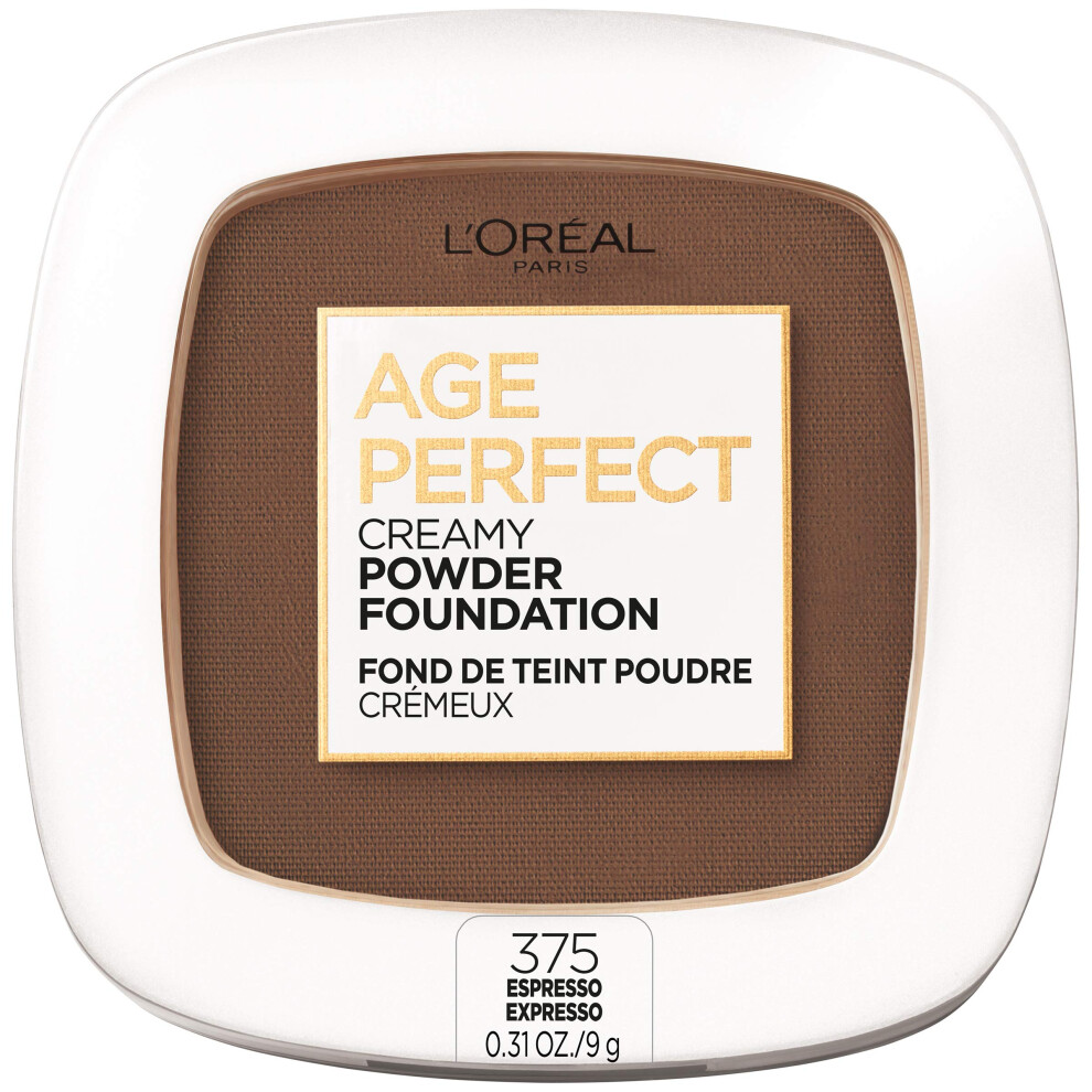 L'Oreal Paris Age Perfect Creamy Powder Foundation Compact  375 Espres