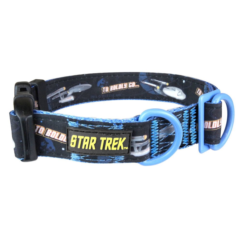 Star Trek Dog Collar Enterprise Small - Boldly go Where no Other Dog h