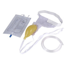 Portable Urinal For Men, External Catheter For Male Pee Catheter Urine Bag Mens Urinals Urinary Sheath Reusable Comfort