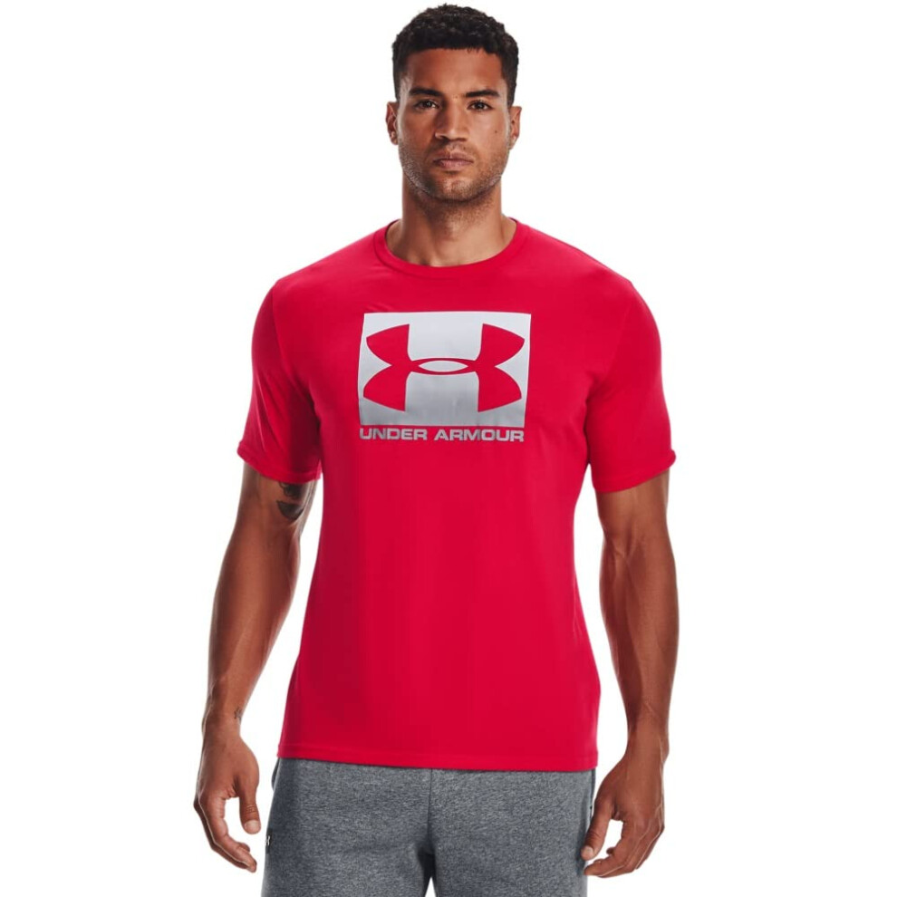 Under Armour Men's Boxed Sportstyle Short-Sleeve T-Shirt   Red (600)/S