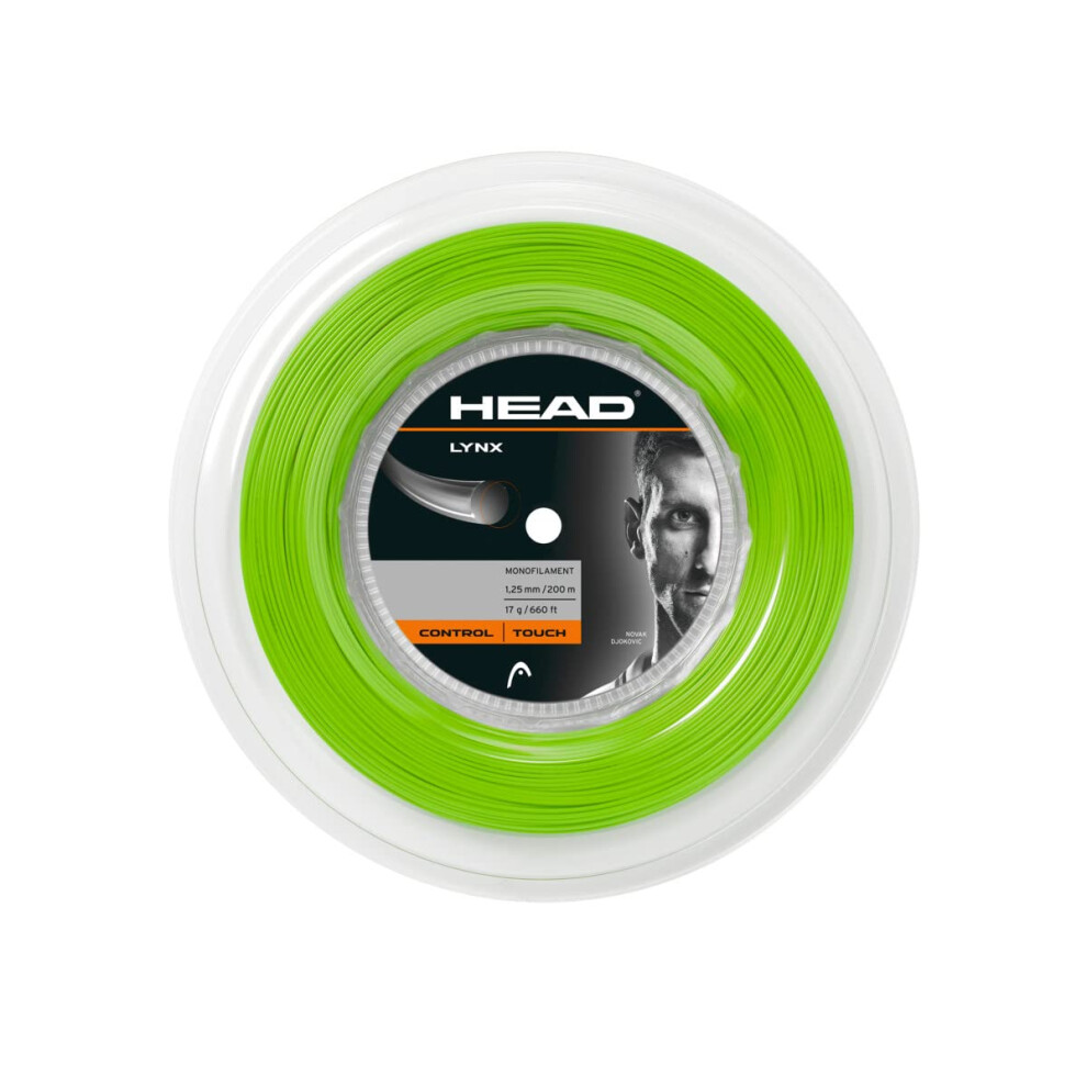 HEAD Lynx Tennis Racket String 660 Reel - 16 gauge Monofilament Racque