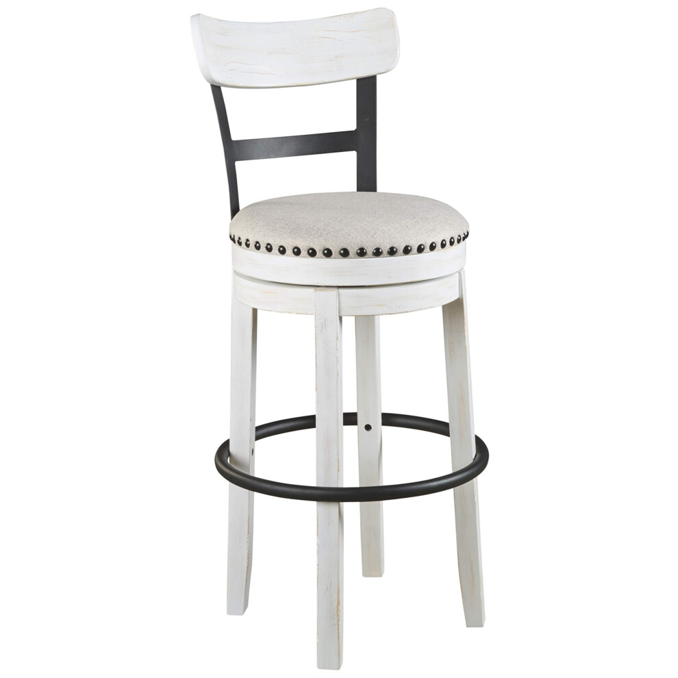 Signature Design by Ashley Valebeck 30"" Modern Swivel Pub Height Bars