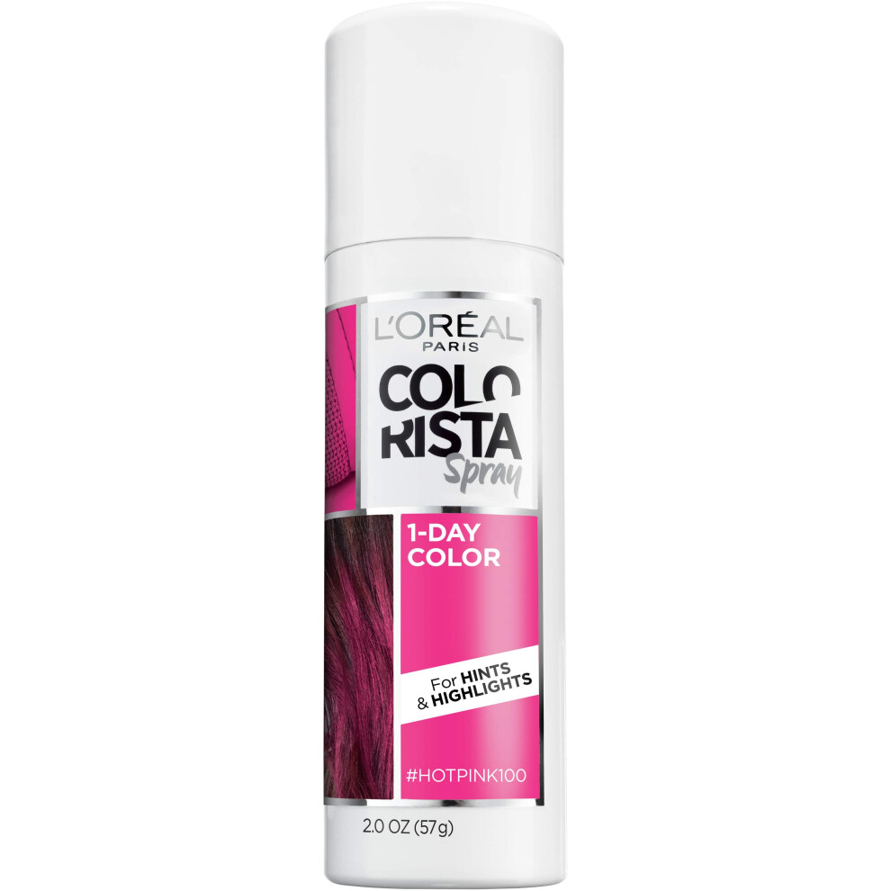 L'Oreal Paris Colorista 1-Day Washable Temporary Hair Color Spray  Hot