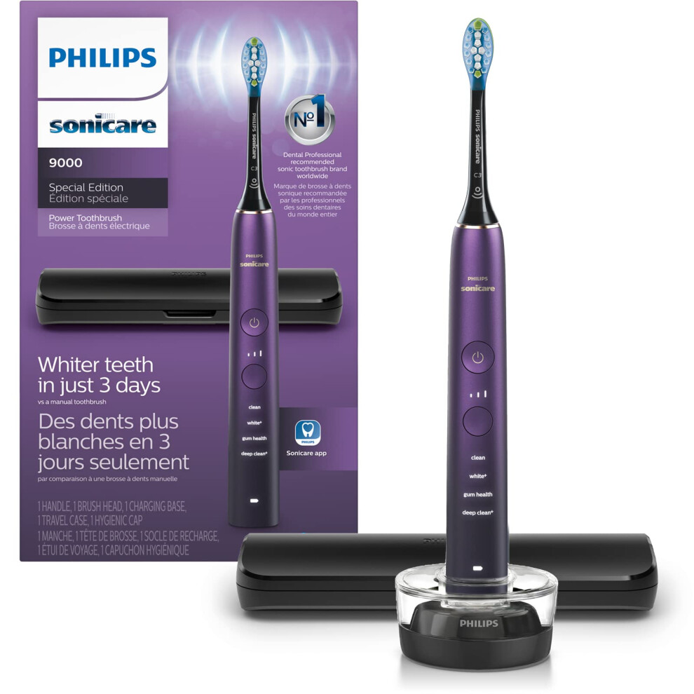 PHILIPS Sonicare 9000 Special Edition Rechargeable Toothbrush  Black/P