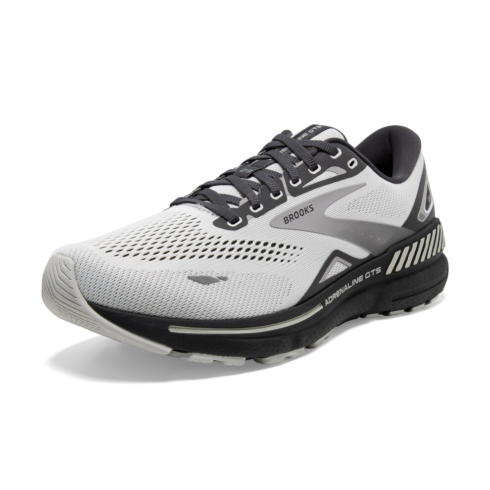 Brooks MenAs Adrenaline gTS 23 Supportive Running Shoe - OysterEbonyAl