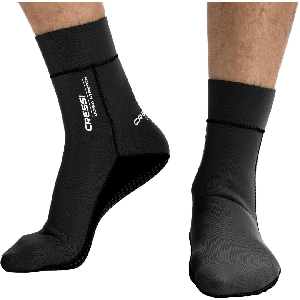 Cressi Standard Ultra Stretch Socks 1.5mm  Black  M  US Man 7/8  US La