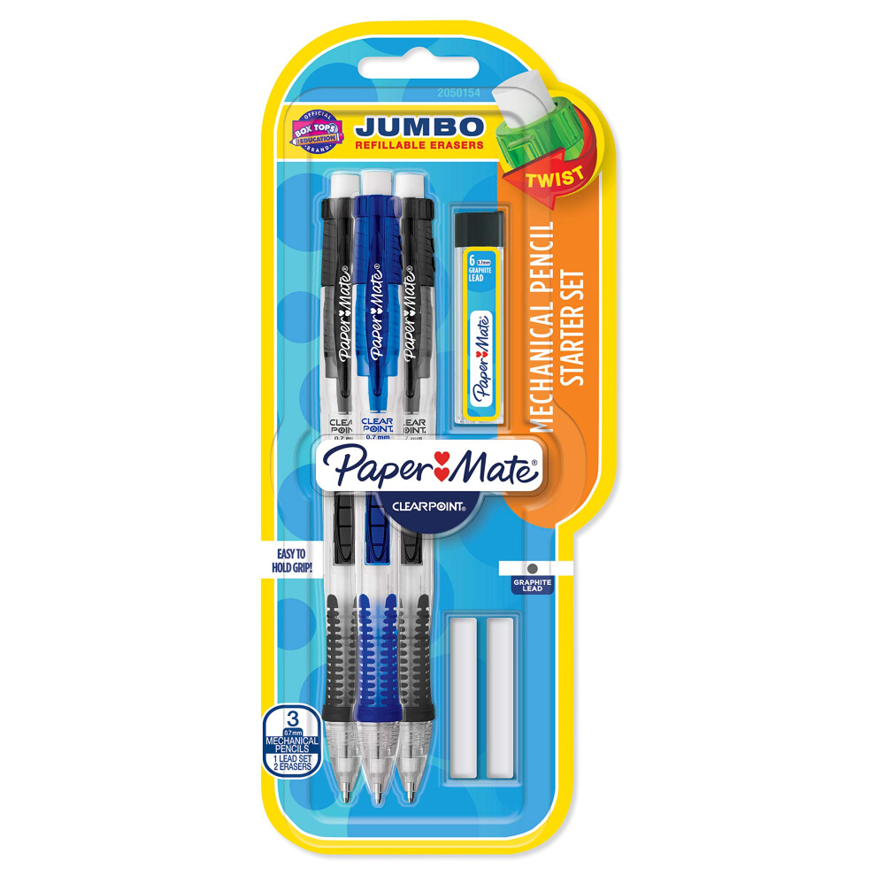 Paper Mate Clearpoint Mechanical Pencil Starter Set  0.7mm Mechanical