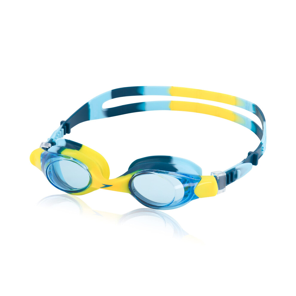 Speedo Unisex-Child Swim Goggles Skoogle Ages 3-8  Enamel Blue/Yellow