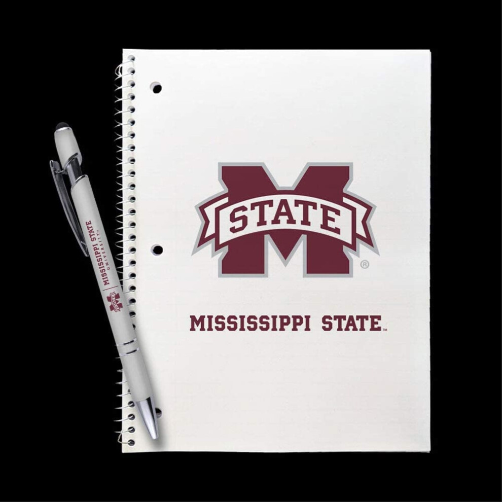 Mississippi State Bulldogs Gift Set - Spiral Notebook and Comfort Feel-image-OPC-PFKQDS2-NEW