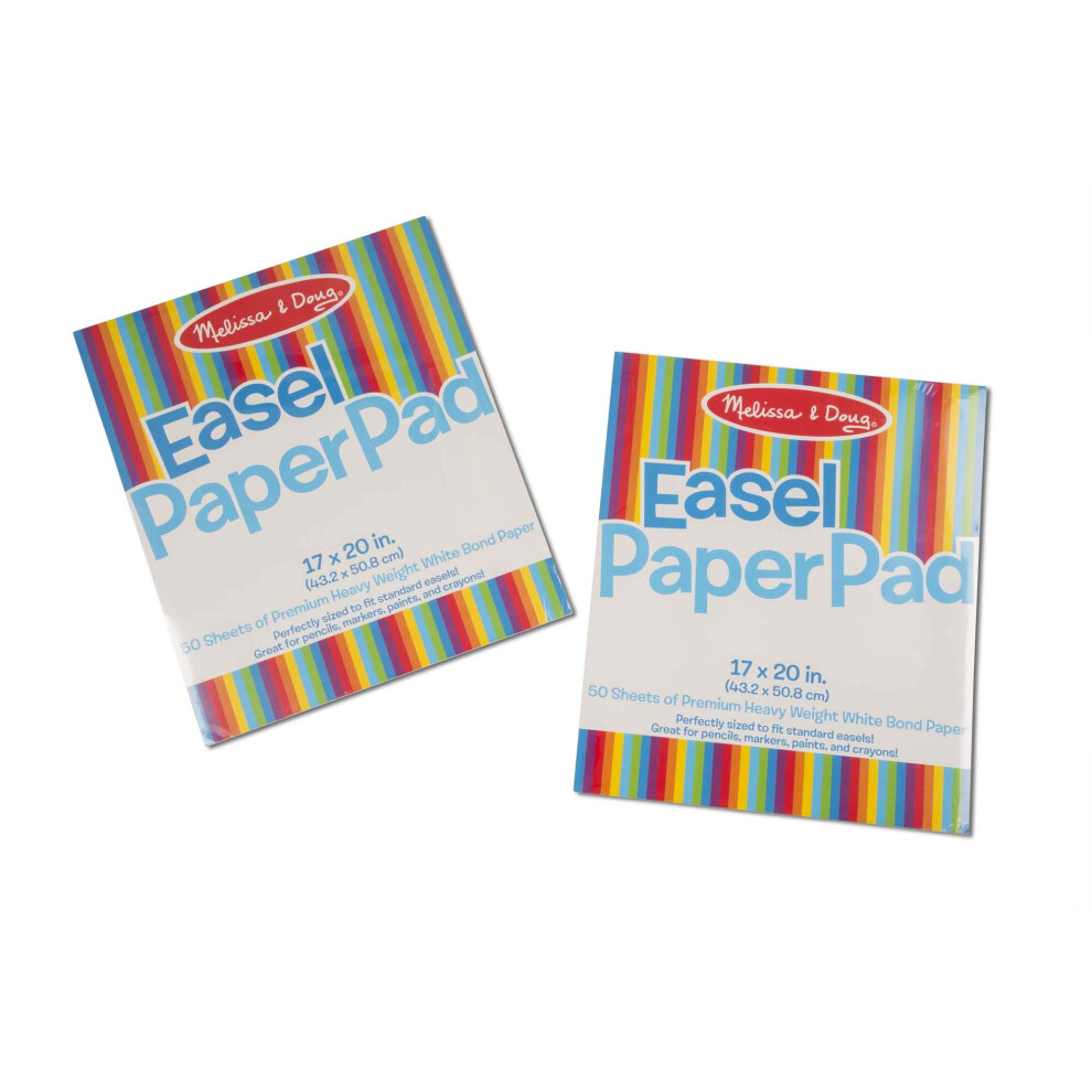 Melissa & Doug Easel Pad Bundle 50 Sheets 2-Pack - Large Easel Paper P