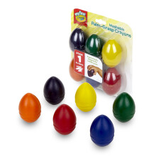 Crayola; Mijn Eerste Crayola; Palm-Grip Krijtjes; 6 Stuks; Ontworpen voor Peuters