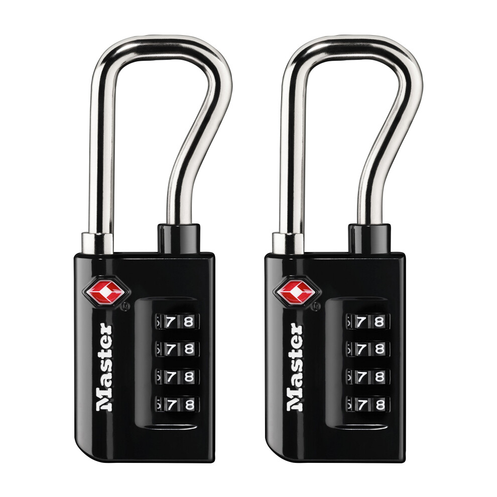 Master Lock Pack of 2 Set Your Own Combination TSA Approved Luggage Lo