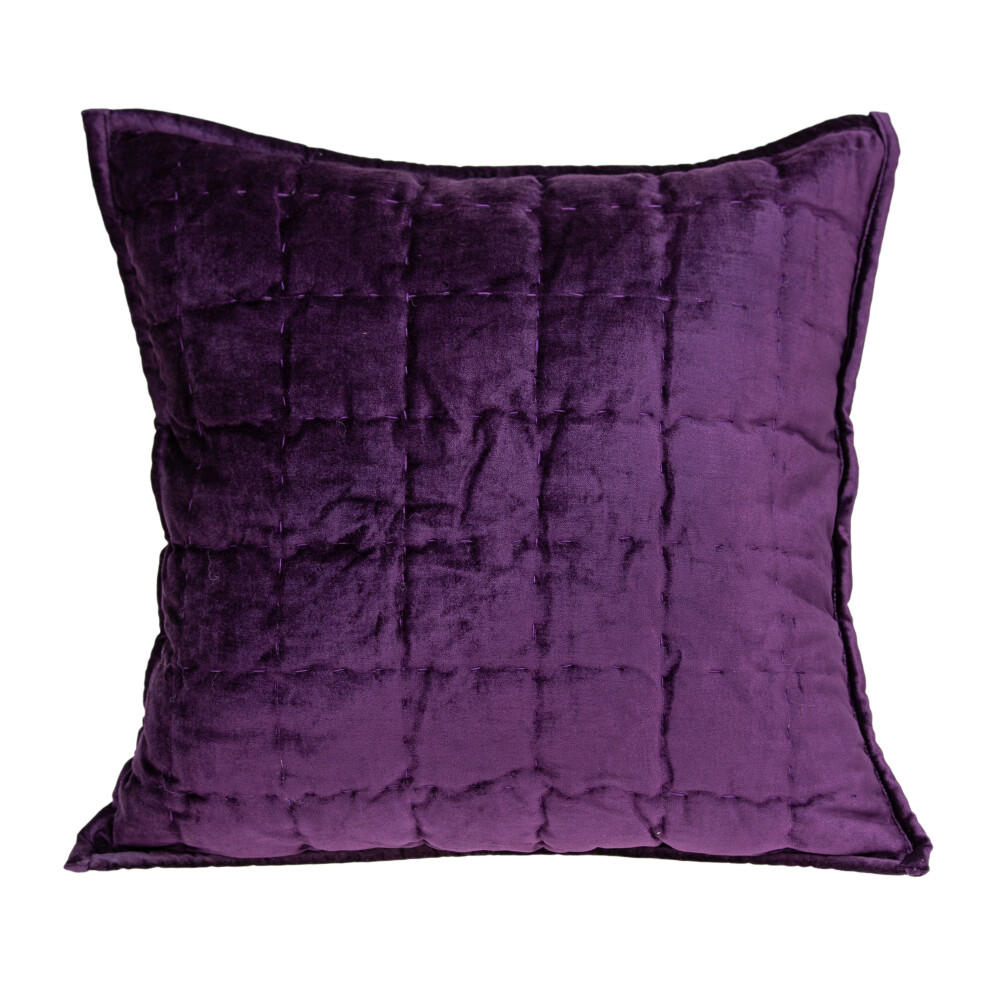 Housse de coussin matelassée unie violette de la collection Parkland Agio